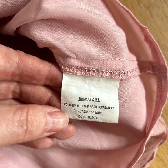 HELLO MOLLY scorpio season mini dress ruffle coquette feminine blush pink size M - Picture 11 of 14